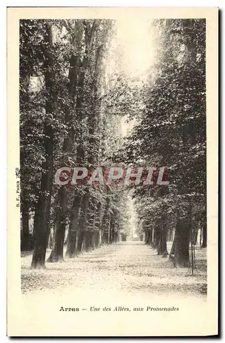 Cartes postales Arras Une Des Allees Aux Promenades