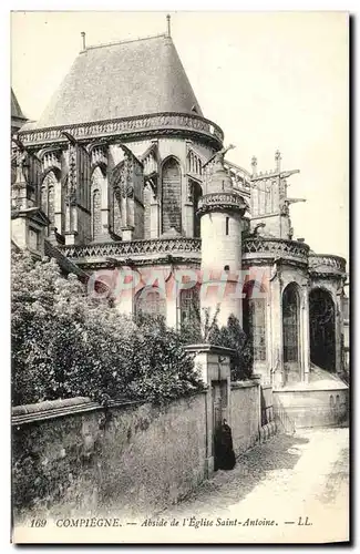 Ansichtskarte AK Compiegne Abside De I&#39Eglise Saint Antoine