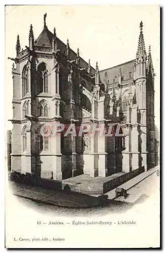 Ansichtskarte AK Amiens Eglise Saint Remy L&#39abside