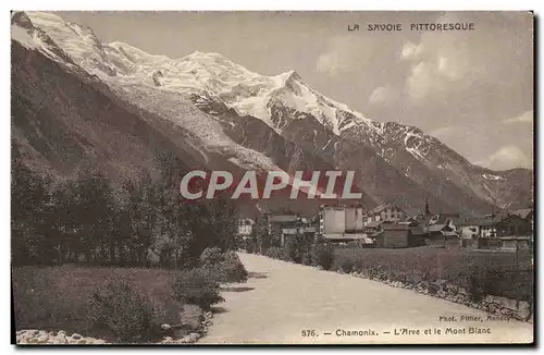 Cartes postales Chamonix L&#39Arve Et Le Mont Blanc