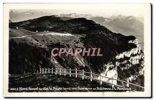 Cartes postales Mont Revard sur Aix Les Bains Panorama sur Belledonne et la Chartreuse