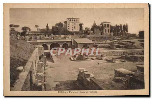 Ansichtskarte AK Roma Palatino Casa Di Tiberio