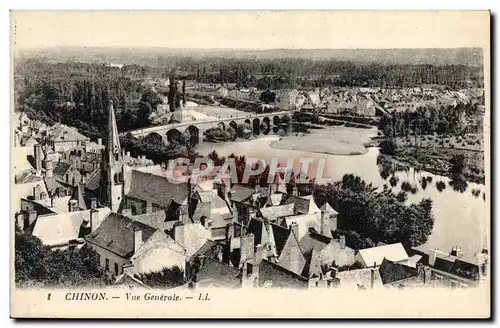 Cartes postales Chinon Vue Generale