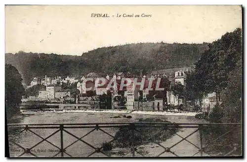 Cartes postales Epinal Le Canal Au Cours