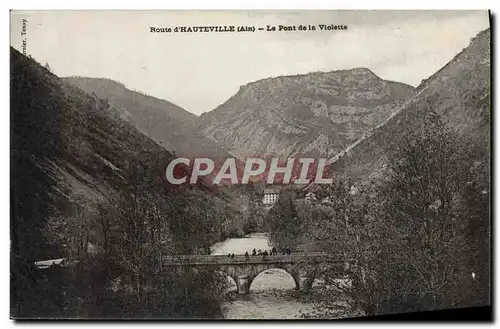 Ansichtskarte AK Route D&#39Hautevile Le Pont De La Violette