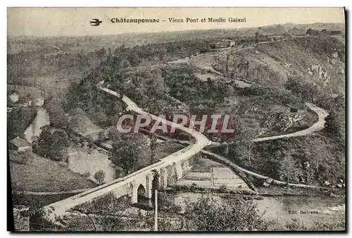 Cartes postales Chateauponsac Vieux Pont Et Moulin Galant