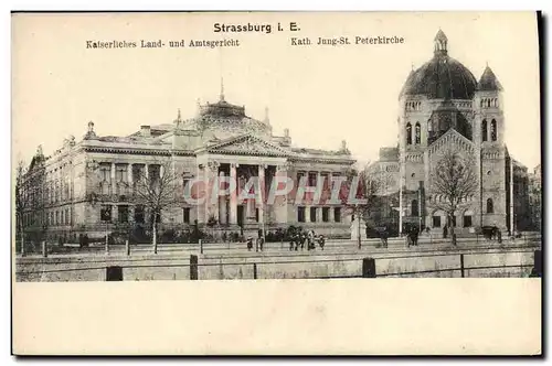 Ansichtskarte AK Strassburg Kaiserliches Land Und Amtsgericht