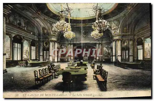 Cartes postales Le Casino De Monte Carlo La Salle Schmidt