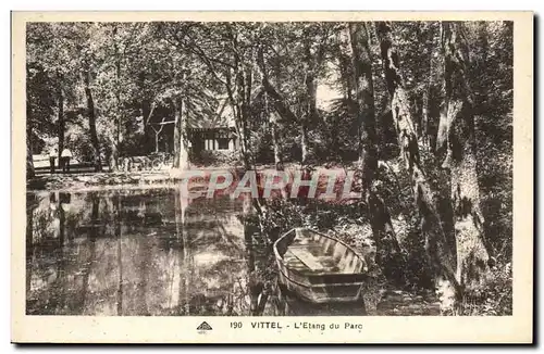 Cartes postales Vittel L'Etang Du Parc