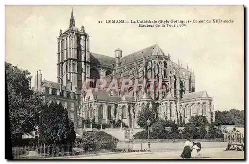 Cartes postales Le Mans La Cathedrale Choeur Du 13eme