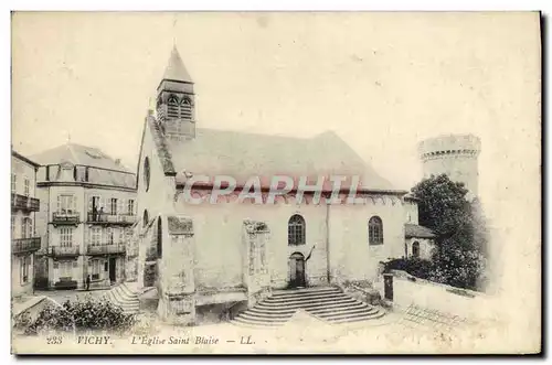 Cartes postales Vichy L&#39Eglise Saint Blaise