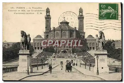 Cartes postales Paris Le Trocadero