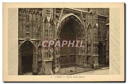 Ansichtskarte AK Paris Eglise Saint Merry