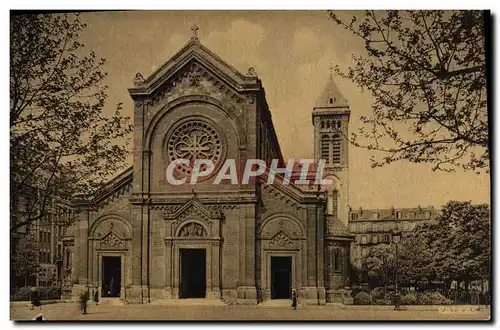 Cartes postales Paris Eglise Notre Dame Des Champs Boulevard de Montparnasse