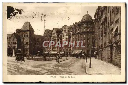 Cartes postales Metz Place De La Gare