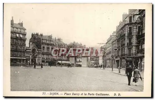 Cartes postales Dijon Place Darcy Et La Porte Guillaume