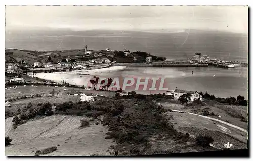 Moderne Karte Saint Jean De Luz Socoa Vu De La Tour De Bordagain