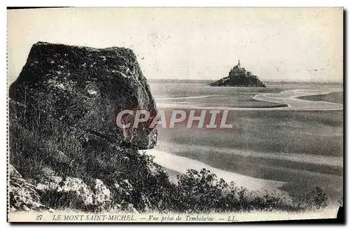 Ansichtskarte AK Le Mont Saint Michel Vue Prise De Tombelaine