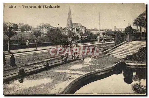 Cartes postales Metz Vue Prise De I'Esplanade Enfants