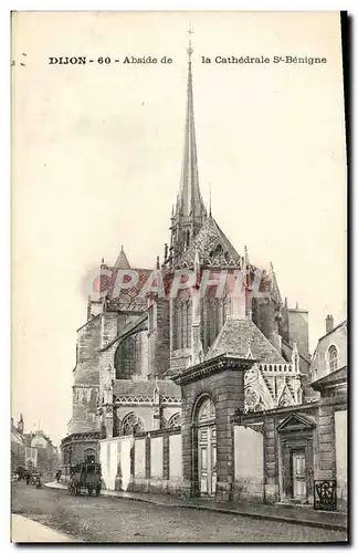 Cartes postales Dijon Abside De La Cathedrale St Benigne