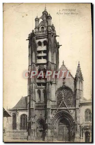 Ansichtskarte AK Pontoise Eglise Saint Martin