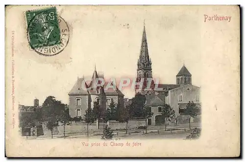 Cartes postales Parthenay Vue prise du champ de foire
