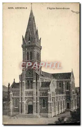 Cartes postales Grenoble L&#39Eglise Saint Bruno