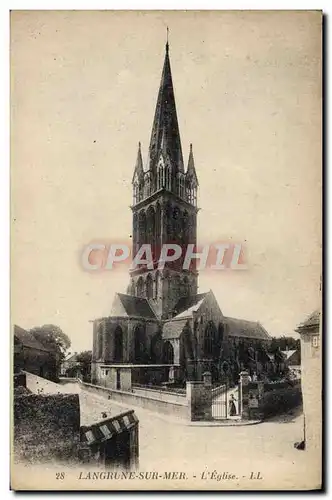 Cartes postales Langrune Sur Mer L'Eglise