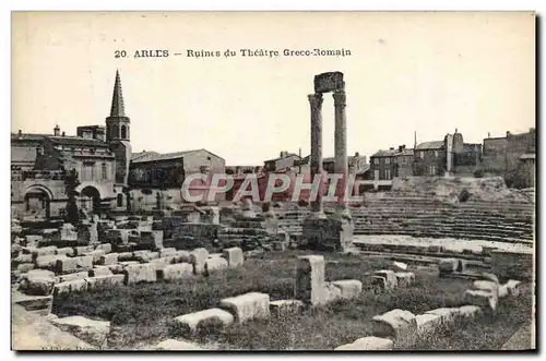 Ansichtskarte AK Arles Ruines du Theatre Greco Romain