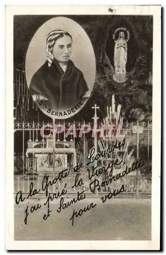 Cartes postales Lourdes La grotte Bernadette