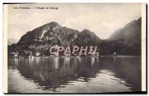 Cartes postales Lac D&#39Annecy Village De Duingt