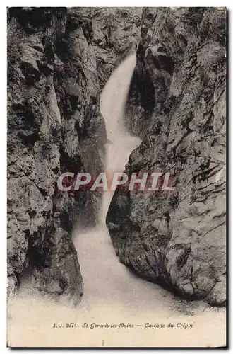 Cartes postales St Gervais Les Bains Cascade Du Crepin