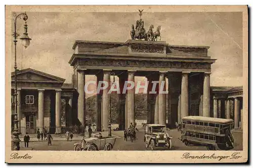 Cartes postales Berlin Brandenburger Tor