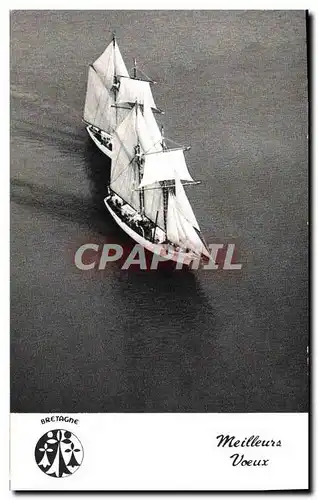 Cartes postales moderne Bateau Voilier