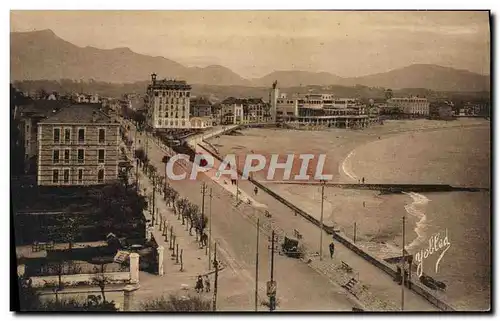 Cartes postales Saint Jean De Luz Boulevard Thiers La Rhune La Pergola et la plage