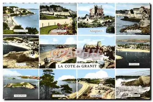 Cartes postales moderne La Cote De Granit Perros Guirec Ploumanach Tregastel Trebeurden Ile Grande