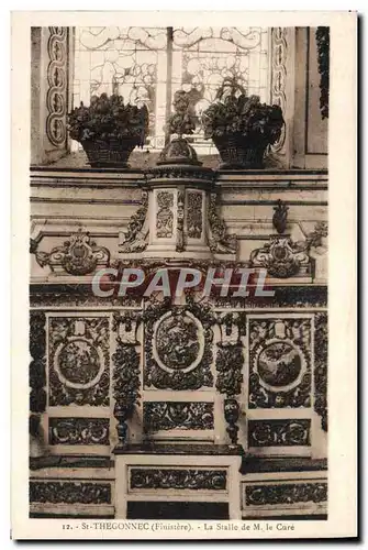 Cartes postales St Thegonnec La Stalle De M le cure