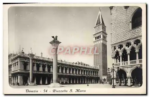 Cartes postales Venezia Piazzetta S Marco