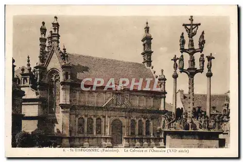 Cartes postales St Thegonnec Le Calvaire Et I&#39Ossuaire