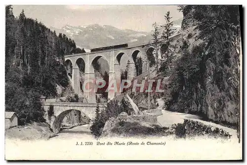 Cartes postales Pont Ste Marie Route de Chamonix