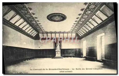 Ansichtskarte AK Le Couvent De La Grande Chartreuse La Salle du grand chapitre