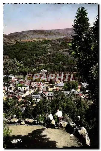 Cartes postales moderne Ax Les Thermes Vue sur la ville du chemin de la vierge