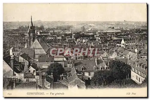 Ansichtskarte AK Compiegne Vue Generale