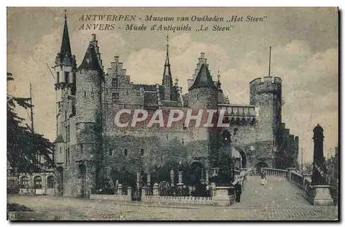 Cartes postales Anvers Musee d&#39antiquites Le Steen