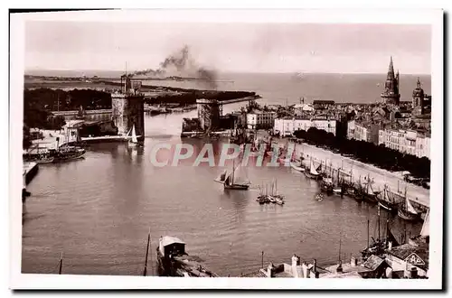 Moderne Karte La Rochelle Vue Panoramique Du Port