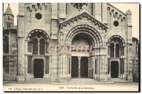 Cartes postales Gap Le Porche De La Cathedrale