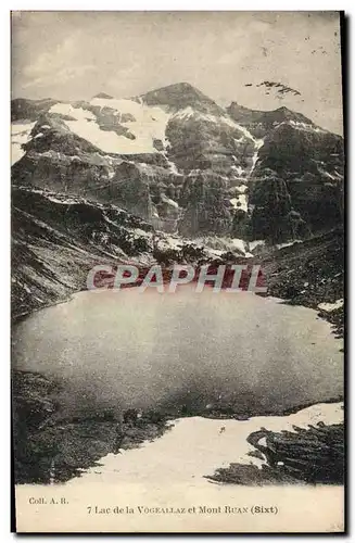 Cartes postales Lac de La Vogeallaz et Mont Ruan Sixt