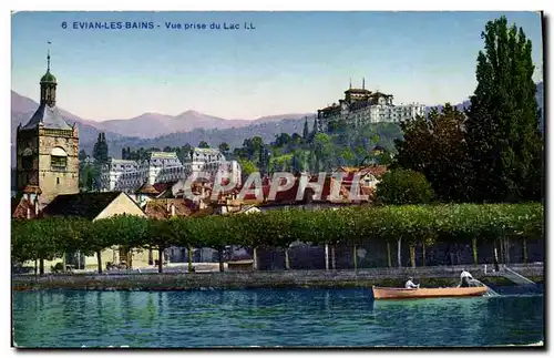 Cartes postales Evian Les Bains Vue Prise du Lac