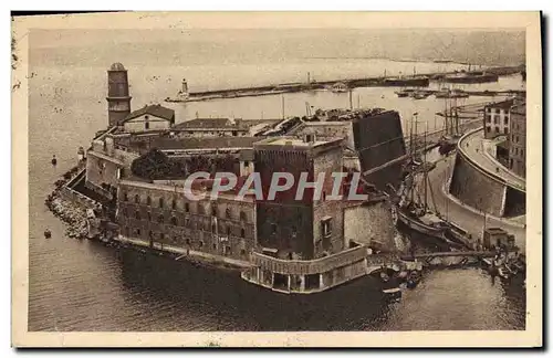 Cartes postales Marseille Le Fort St Jean Bateau