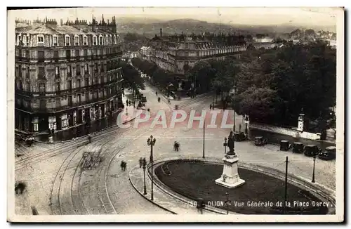 Moderne Karte Dijon Vue Generale de la Place Darcy